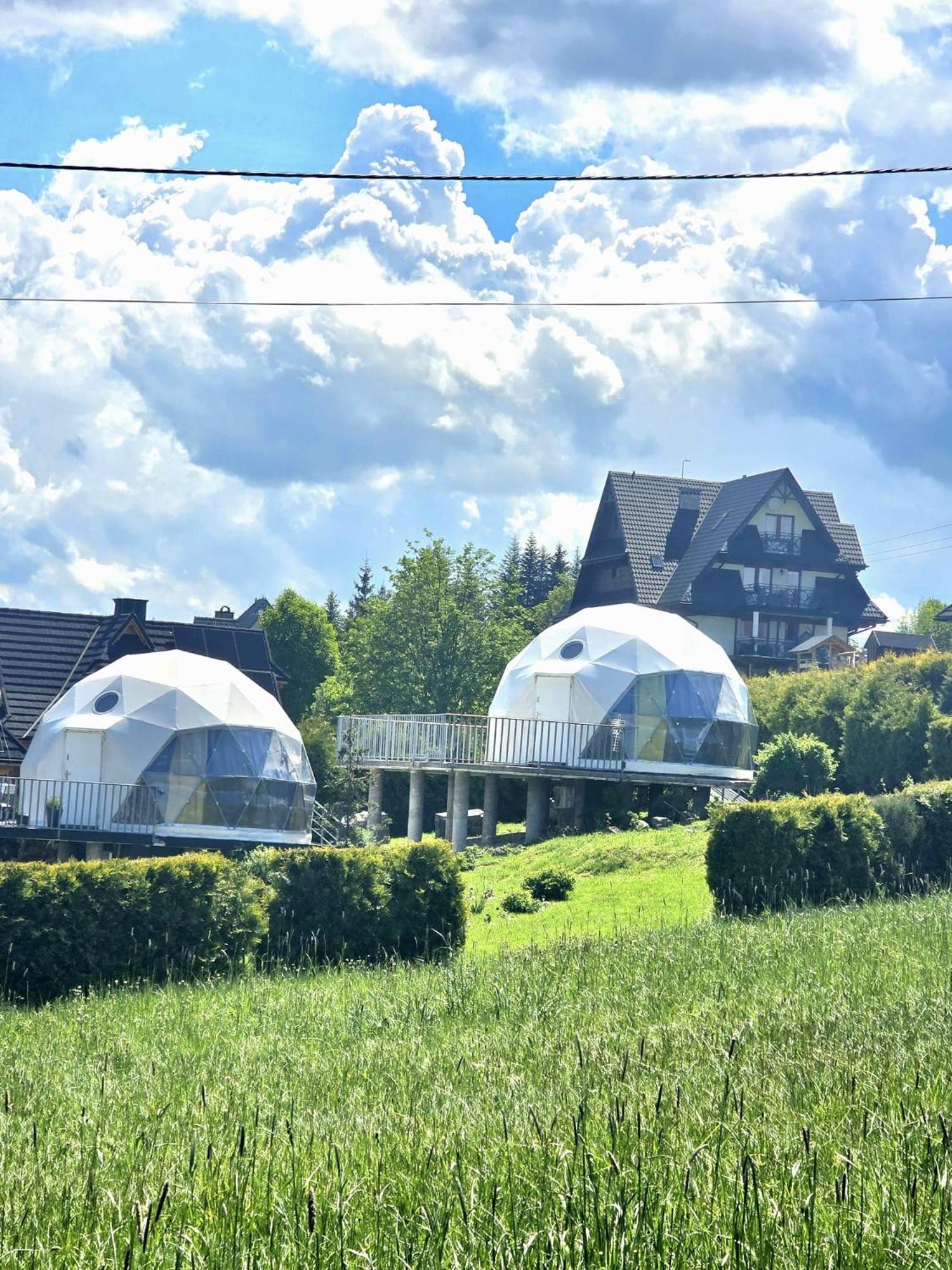 Bed and Breakfast Glamping Gliczarow Klapnioki Leśnica Exteriér fotografie